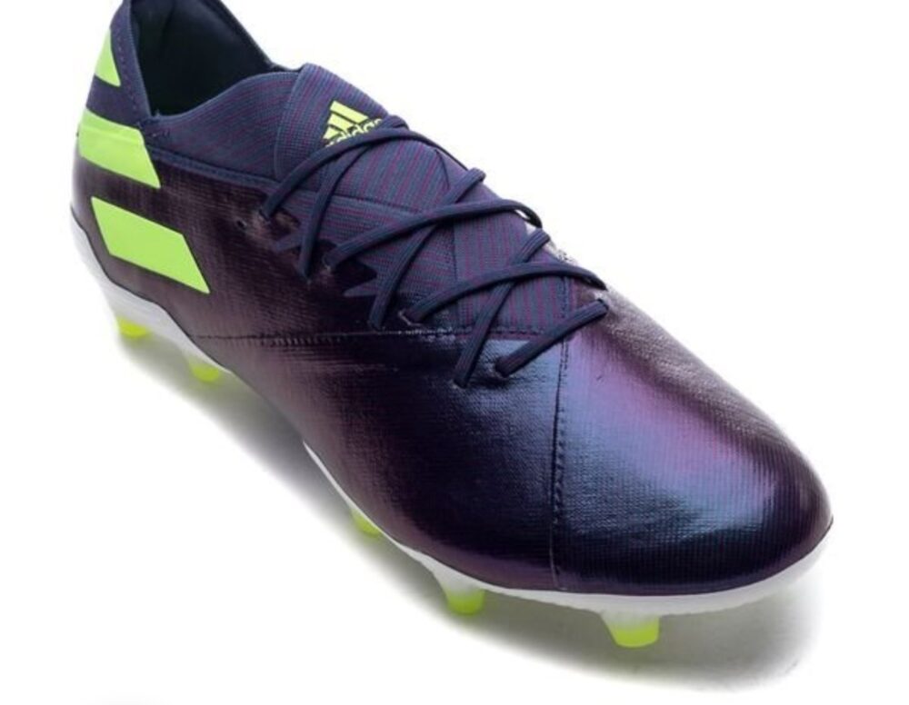 adidas Nemeziz Messi 19.1 FG/AG - Tech Ink/Signal Green/Glory Purple - Image 3