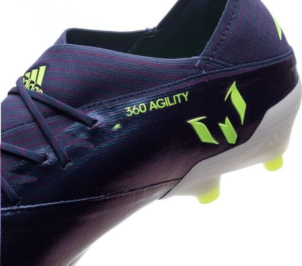 adidas Nemeziz Messi 19.1 FG/AG - Tech Ink/Signal Green/Glory Purple - Image 7