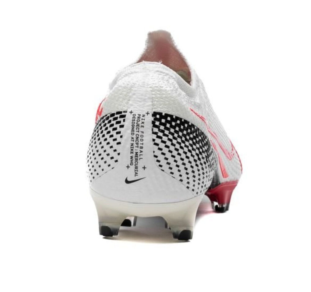 Nike Mercurial Vapor 13 Elite FG LAB2 - White/Laser Crimson/Black - Image 2