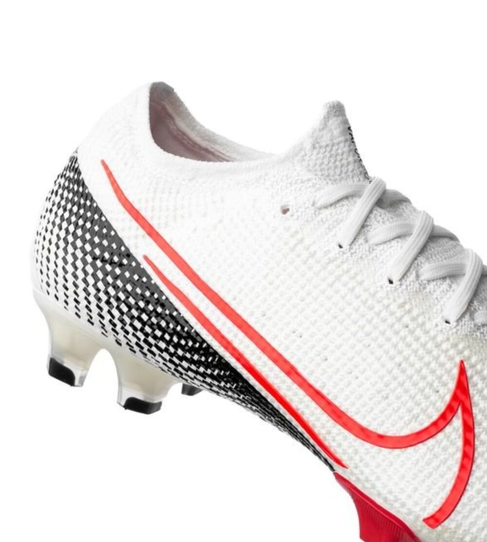 Nike Mercurial Vapor 13 Elite FG LAB2 - White/Laser Crimson/Black - Image 7