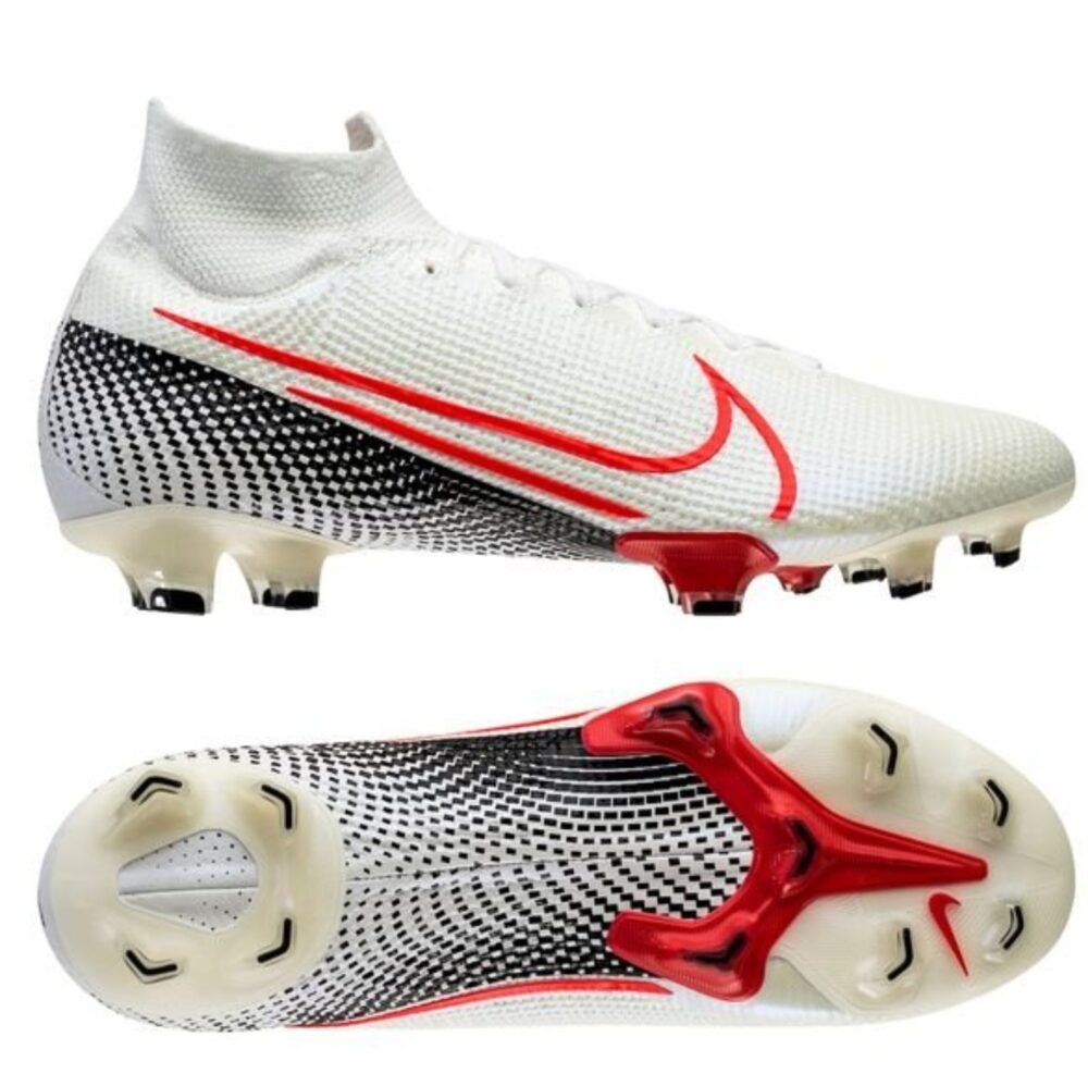 Nike Mercurial Superfly 7 Elite FG LAB2 - White/Laser Crimson/Black