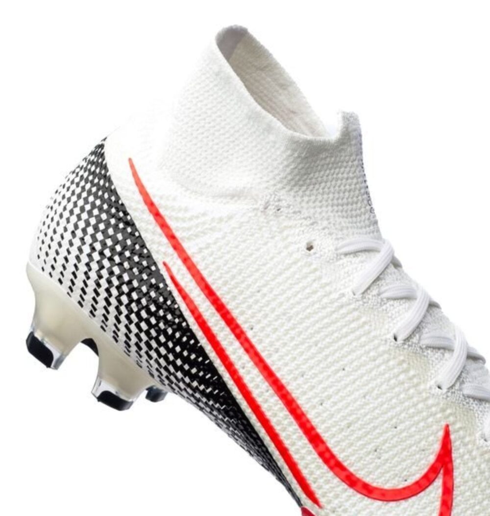 Nike Mercurial Superfly 7 Elite FG LAB2 - White/Laser Crimson/Black - Image 2