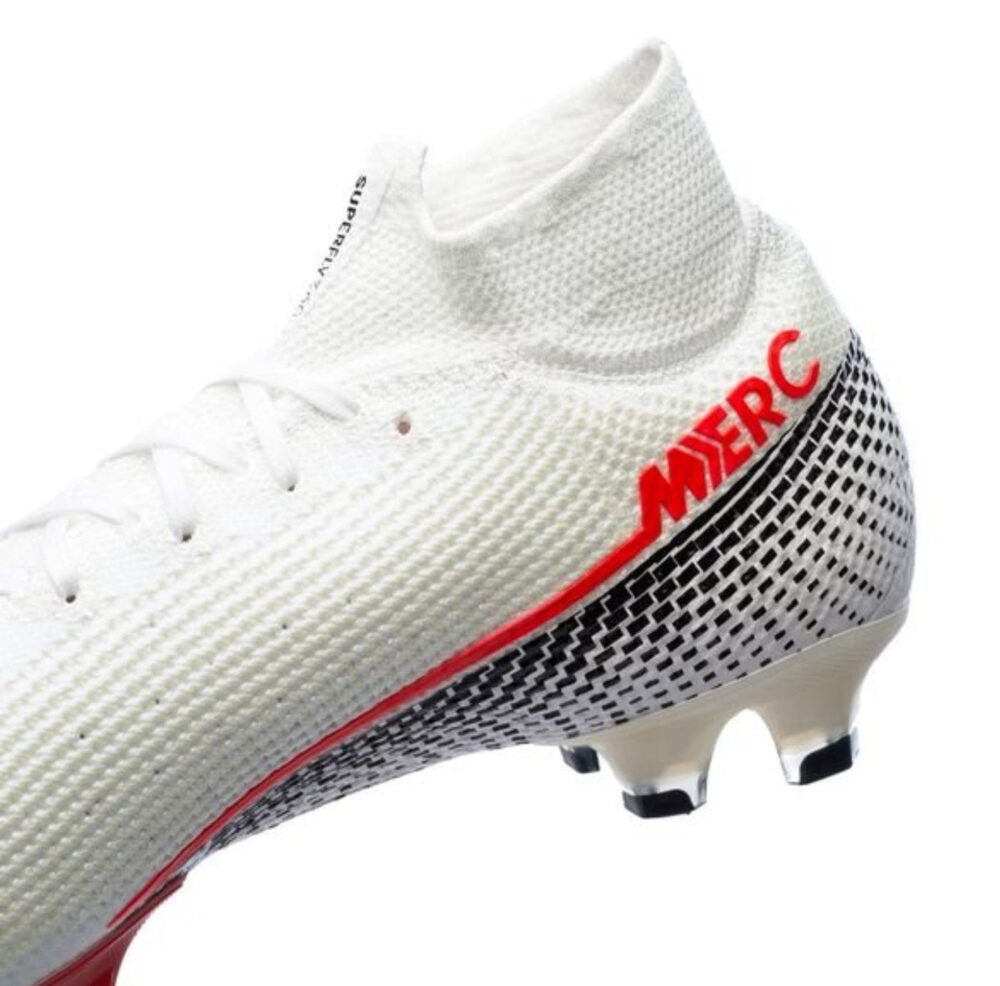 Nike Mercurial Superfly 7 Elite FG LAB2 - White/Laser Crimson/Black - Image 5