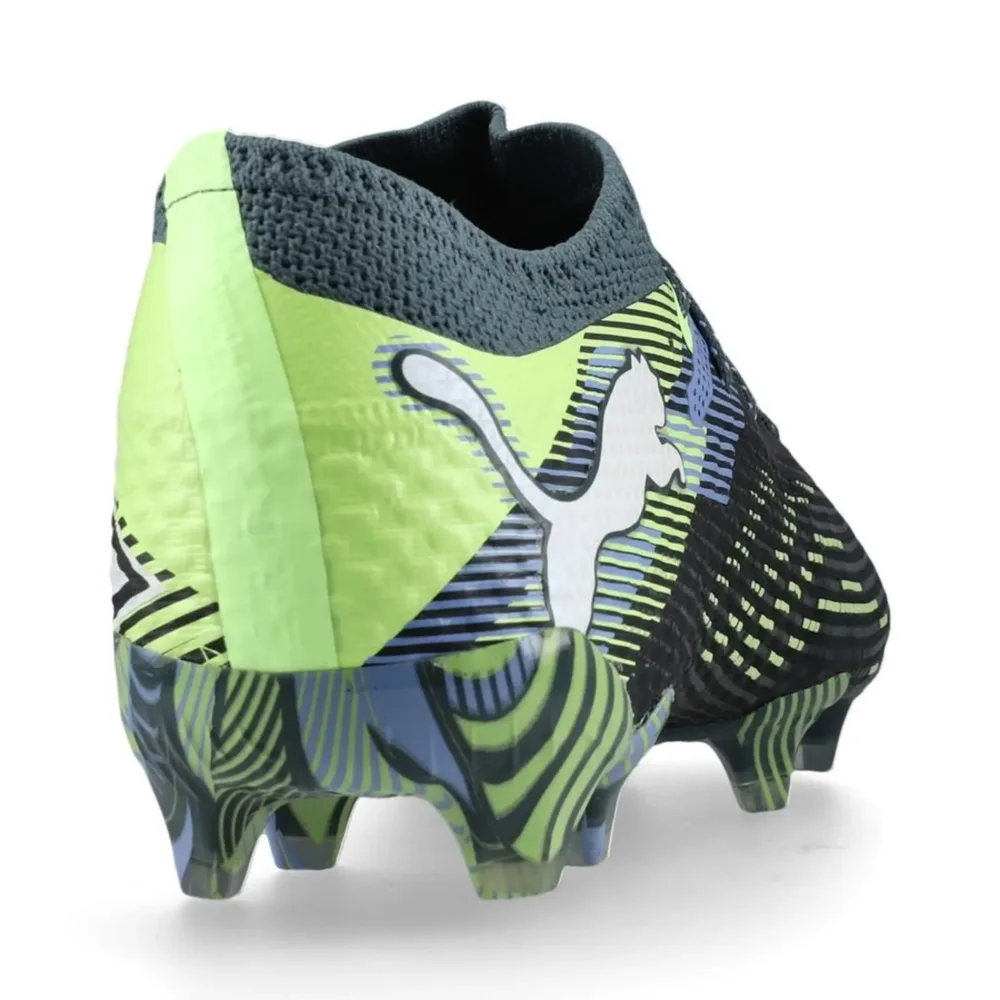 PUMA Future 7 Ultimate Low FG/AG Lights Out - Gray Skies/PUMA White/Fizzy Apple - Image 4