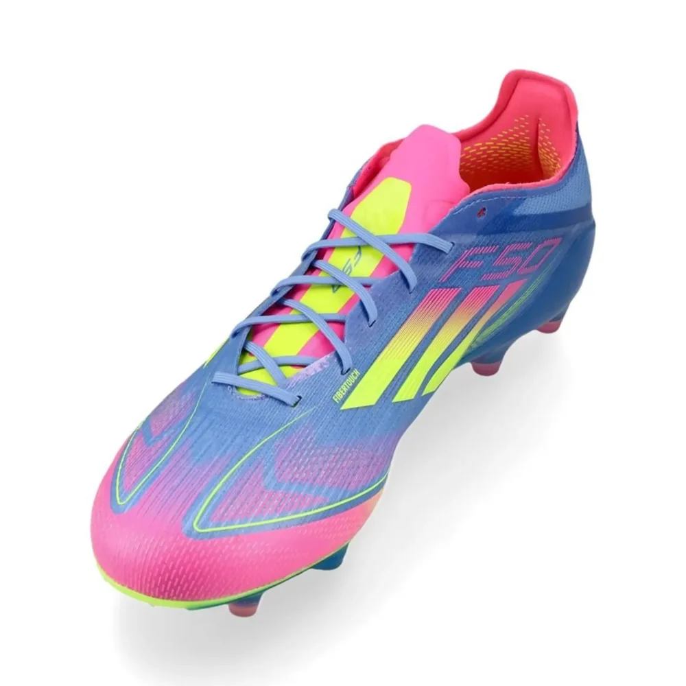adidas F50 Elite AG Celestial Victory - Blue Fusion/Lucid Lemon/Lucid Pink - Image 6