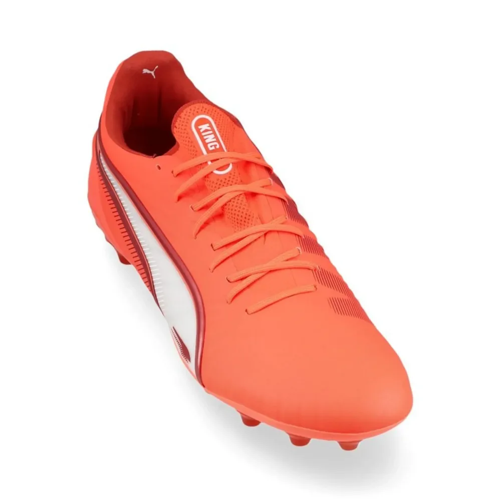 PUMA King Ultimate MG Unlimited - Glowing Red/PUMA White/Red Fire - Image 5