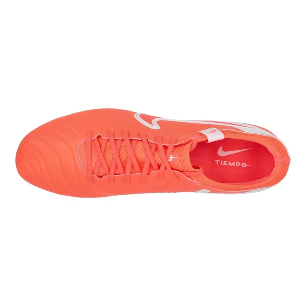 Nike Tiempo Legend 10 Elite SG-PRO Anti-Clog Mad Energy - Hot Lava/White - Image 7