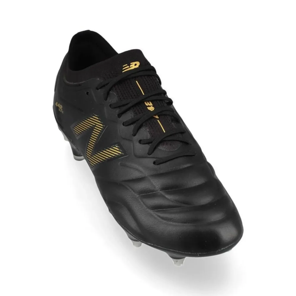 New Balance 442 v2 Elite SG 10 Year - Black/Gold - Image 5