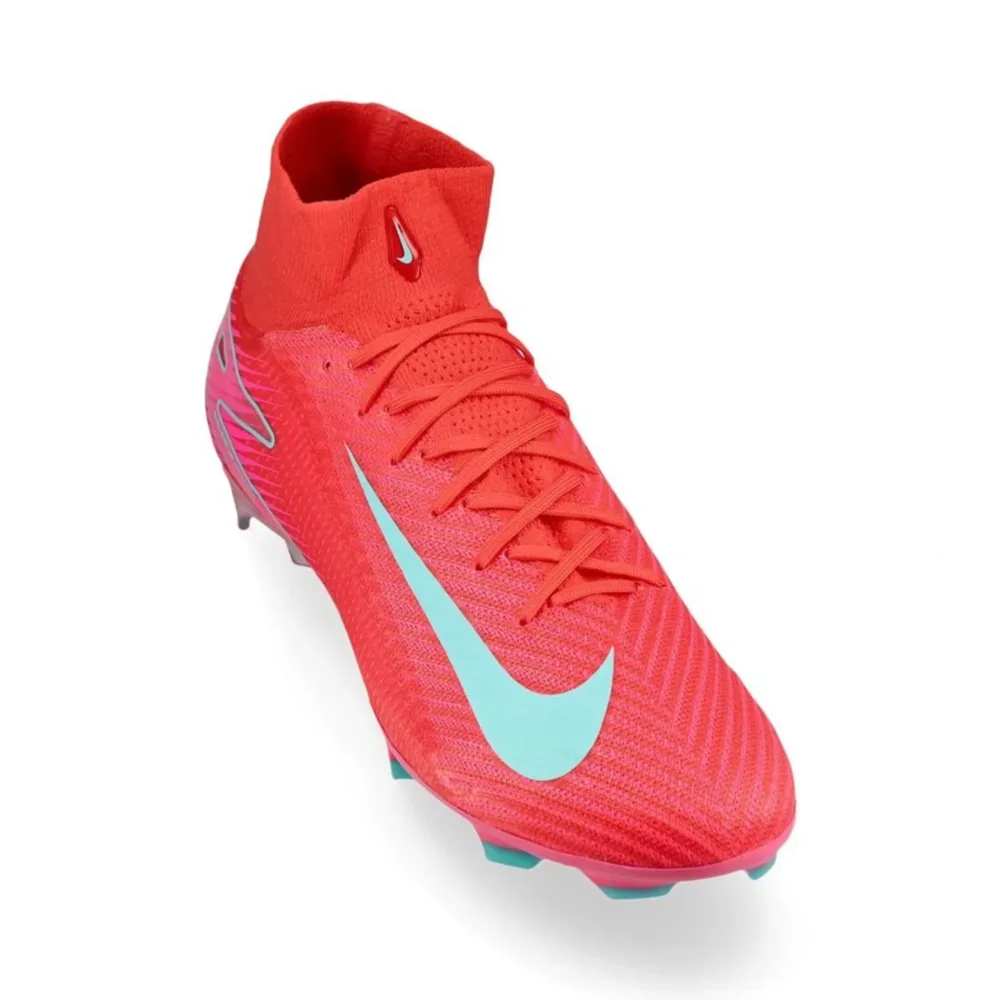 Nike Air Zoom Mercurial Superfly 10 Elite FG Mad Energy - Ember Glow/Aurora Green - Image 5