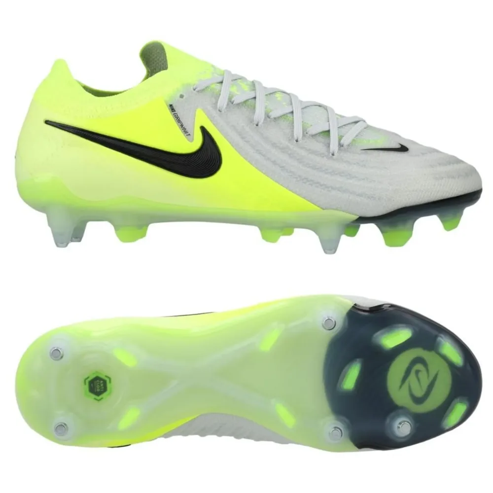 Nike Phantom GX II Elite SG-PRO Anti-Clog Mad Voltage - Metallic Silver/Black/Volt
