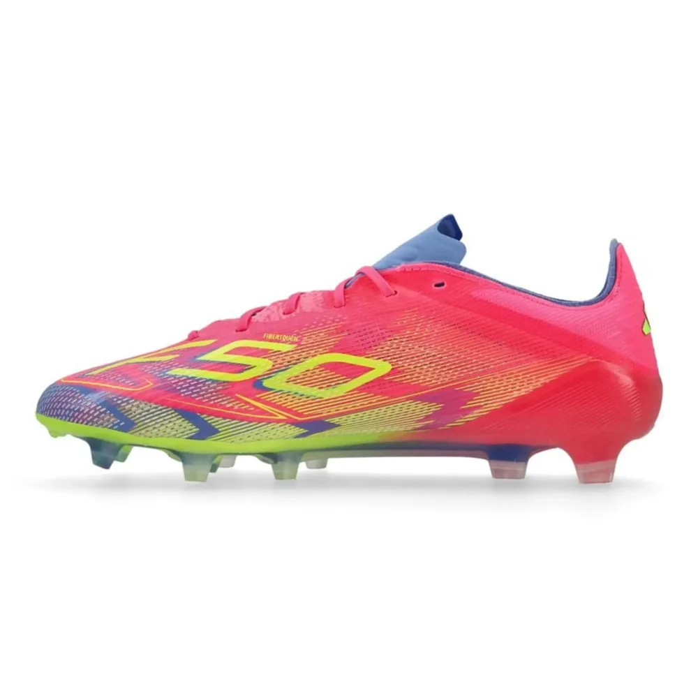 adidas F50 Elite FG Mystic Victory - Lucid Pink/Lucid Lemon/Blue Fusion - Image 3