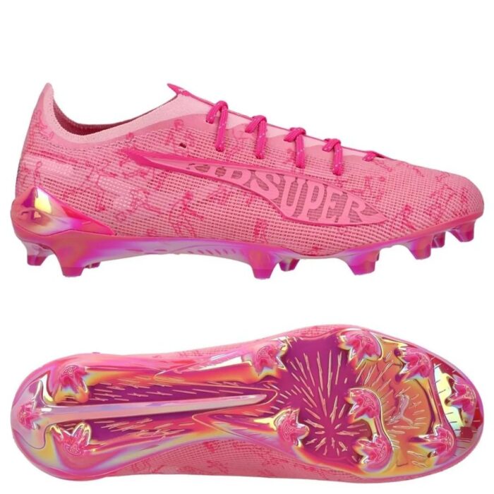 PUMA Ultra 5 Ultimate FG Club World Cup X Kidsuper - Pink Lilac/Fast Pink/Ravish LIMITED EDITION
