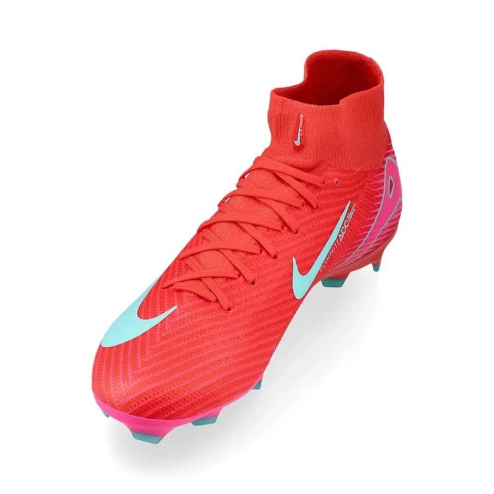Nike Air Zoom Mercurial Superfly 10 Pro FG Mad Energy - Ember Glow/Aurora Green - Image 6