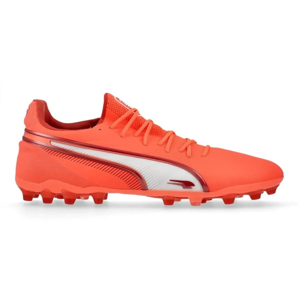 PUMA King Ultimate MG Unlimited - Glowing Red/PUMA White/Red Fire - Image 2
