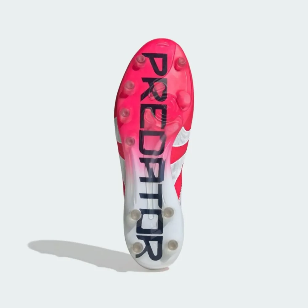 adidas Predator Elite Laceless AG Pure Victory - Lucid Red/Footwear White/Core Black - Image 3