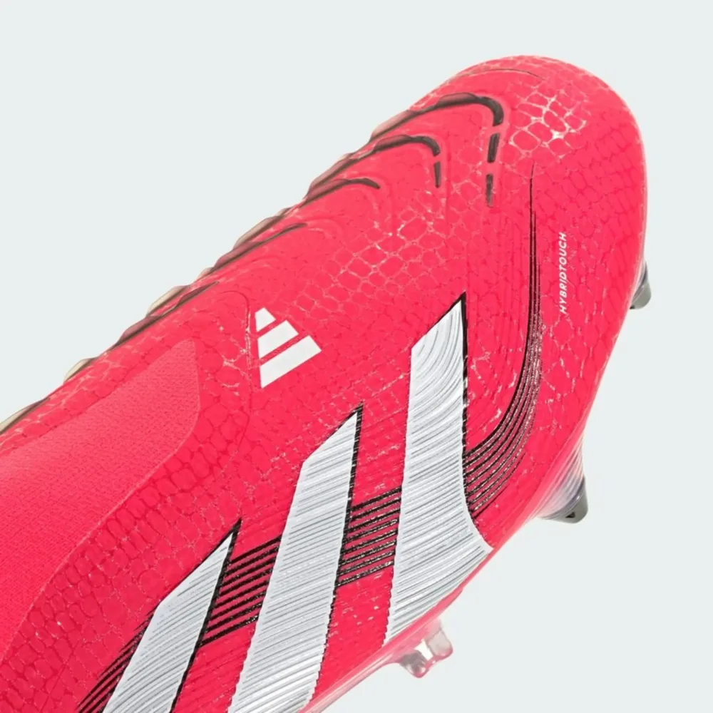 adidas Predator Elite Laceless SG Pure Victory - Lucid Red/Footwear White/Core Black - Image 6