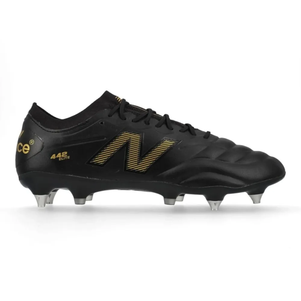 New Balance 442 v2 Elite SG 10 Year - Black/Gold - Image 2