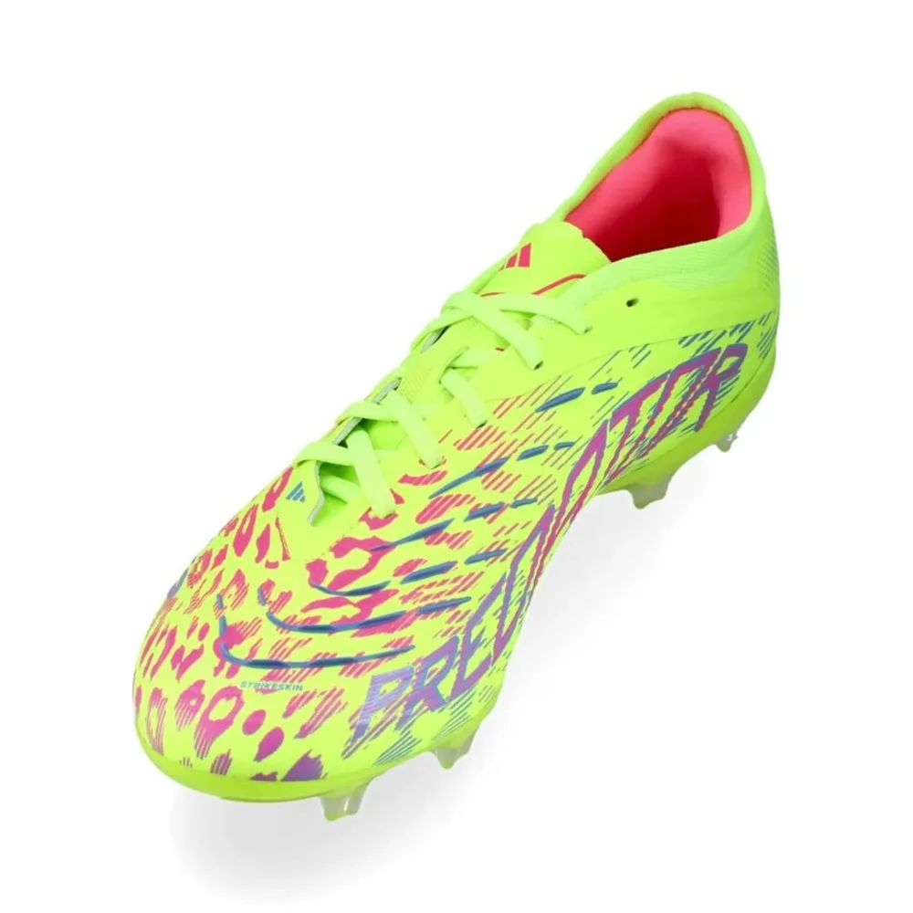 adidas Predator Pro FG Mystic Victory - Lucid Lemon/Lucid Pink/Blue Fusion - Image 6