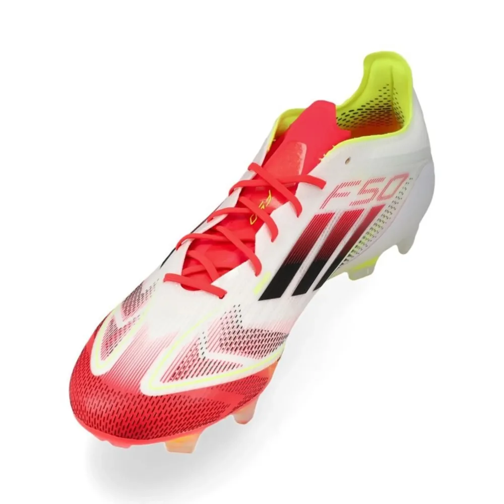 adidas F50 Elite FG Pure Victory - Footwear White/Core Black/Solar Yellow - Image 6