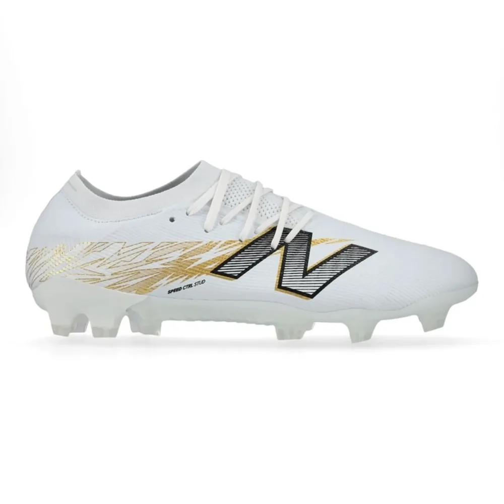 New Balance Furon V8 Elite FG 10 Year - White/Gold - Image 2