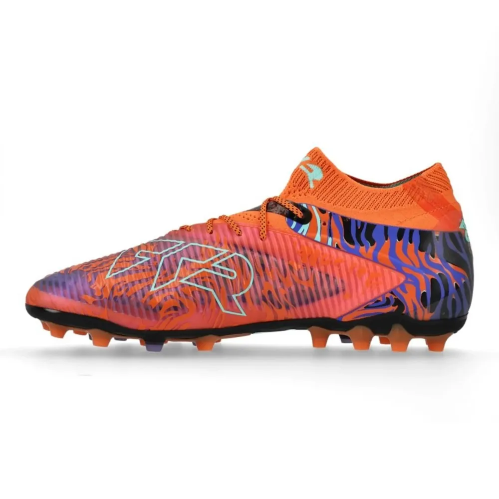 PUMA Future 8 Ultimate MG Creativity - Orange Poppy/Dark Amethyst/Electric Peppermint/PUMA Black LIMITED EDITION - Image 3