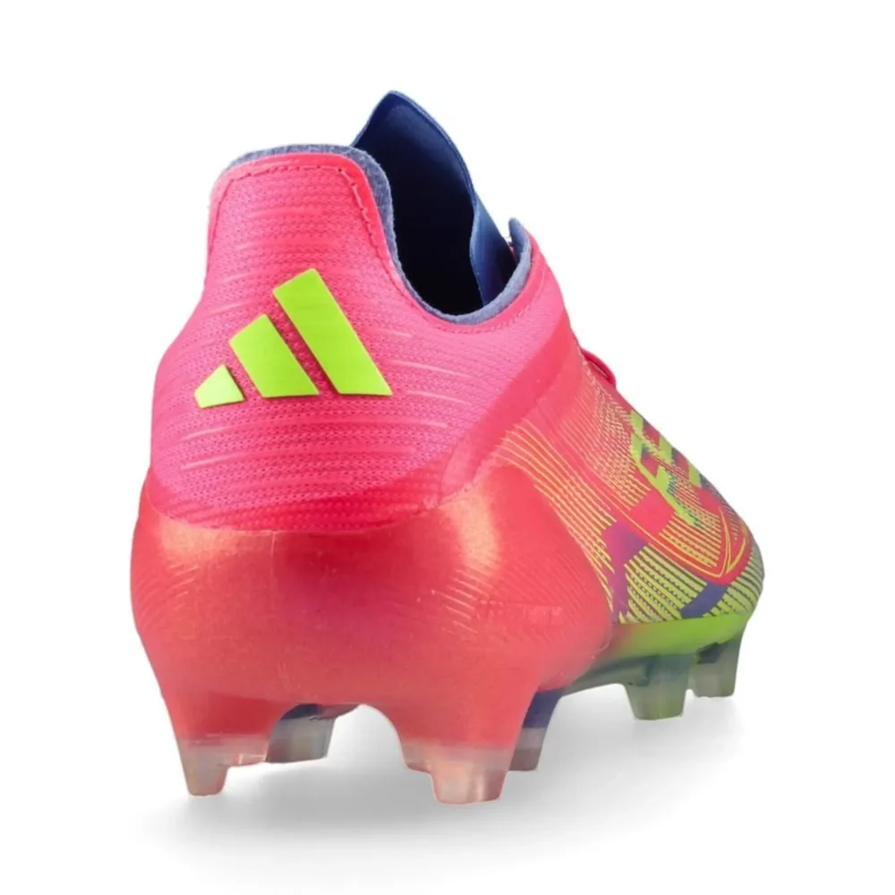 adidas F50 Elite FG Mystic Victory - Lucid Pink/Lucid Lemon/Blue Fusion - Image 4