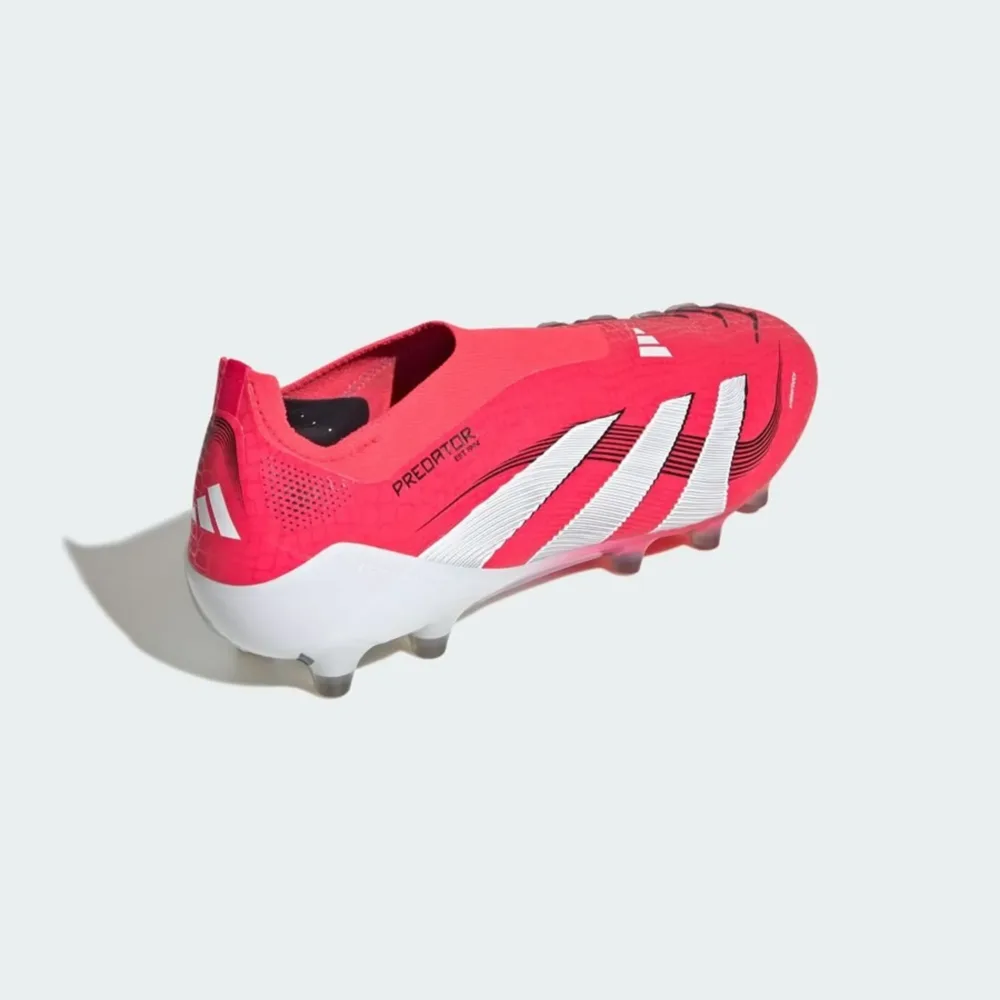 adidas Predator Elite Laceless AG Pure Victory - Lucid Red/Footwear White/Core Black - Image 5