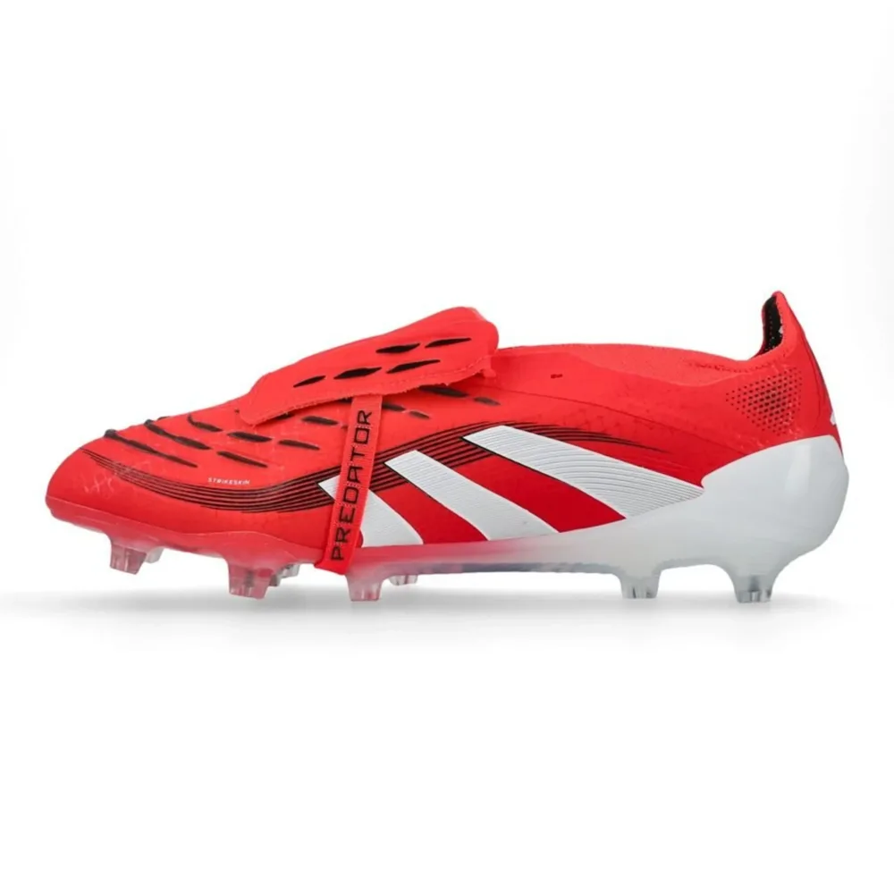 adidas Predator Elite Fold-over Tongue FG Pure Victory - Lucid Red/Footwear White/Core Black - Image 3