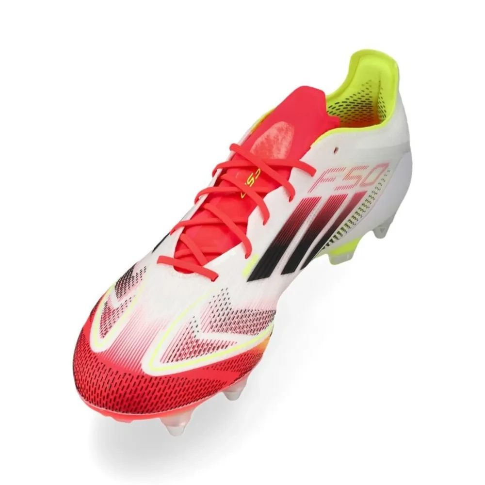 adidas F50 Elite SG Pure Victory - Footwear White/Core Black/Solar Yellow - Image 6