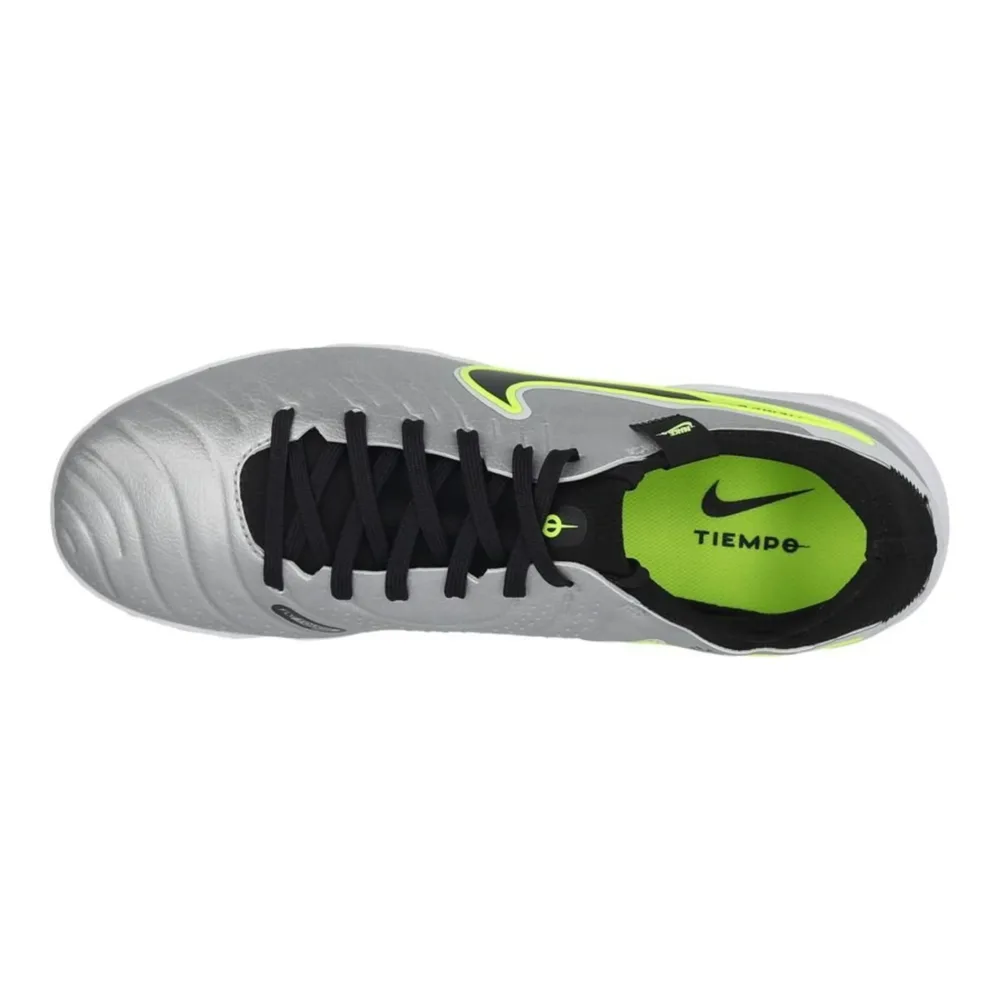Nike Tiempo Legend 10 Pro TF Mad Voltage - Metallic Silver/Black/Volt - Image 7