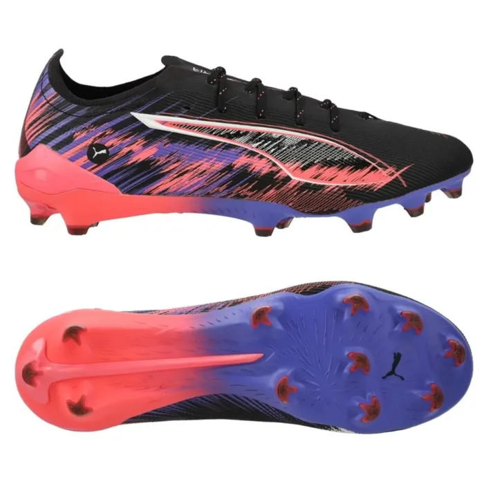 PUMA Ultra 5 Ultimate FG Formula 1 - PUMA Black/PUMA White/Sunset Glow/Dark Amethyst LIMITED EDITION