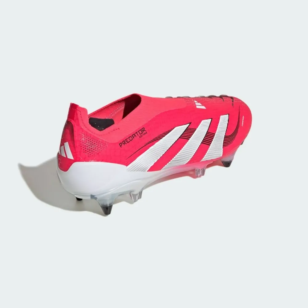 adidas Predator Elite Laceless SG Pure Victory - Lucid Red/Footwear White/Core Black - Image 5