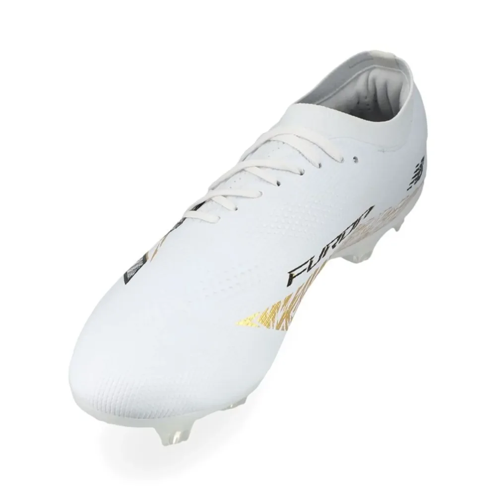 New Balance Furon V8 Elite FG 10 Year - White/Gold - Image 6