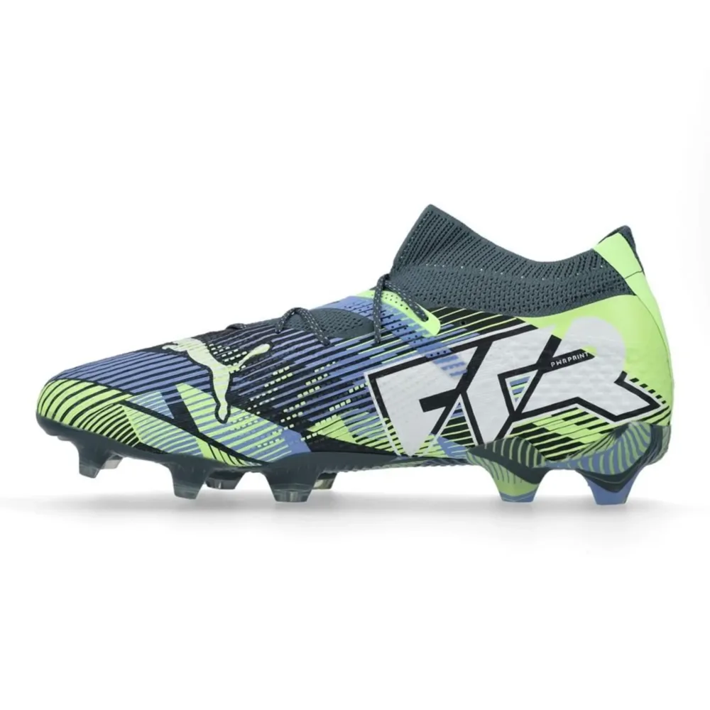 PUMA Future 7 Ultimate FG/AG Lights Out - Gray Skies/PUMA White/Fizzy Apple - Image 3