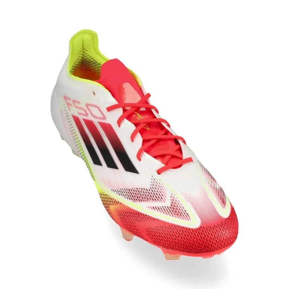 adidas F50 Elite FG Pure Victory - Footwear White/Core Black/Solar Yellow - Image 5