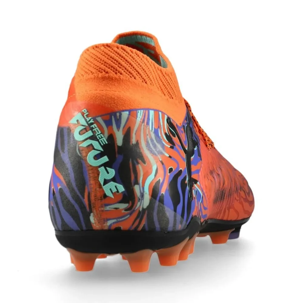 PUMA Future 8 Ultimate MG Creativity - Orange Poppy/Dark Amethyst/Electric Peppermint/PUMA Black LIMITED EDITION - Image 4