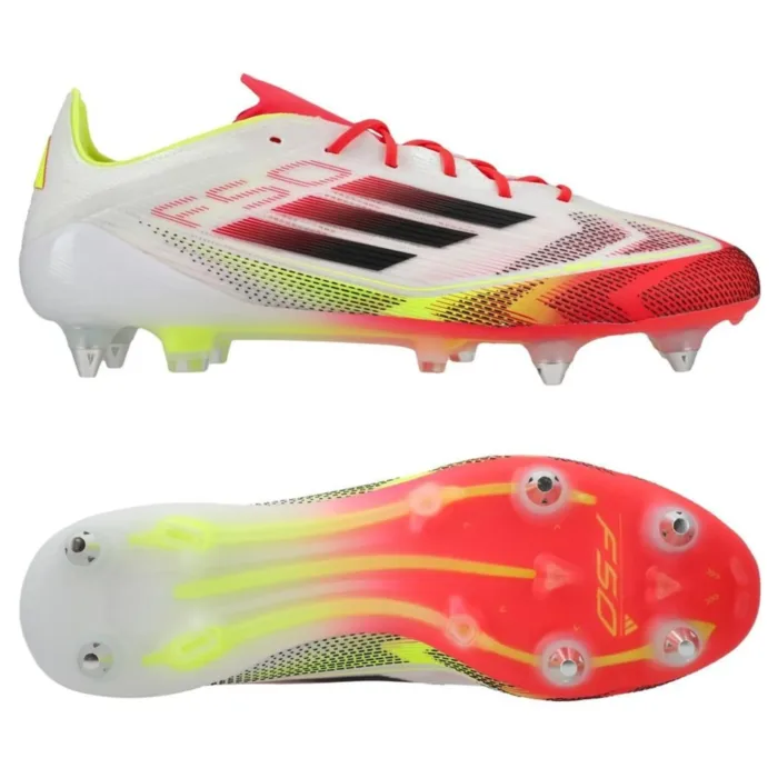 adidas F50 Elite SG Pure Victory - Footwear White/Core Black/Solar Yellow
