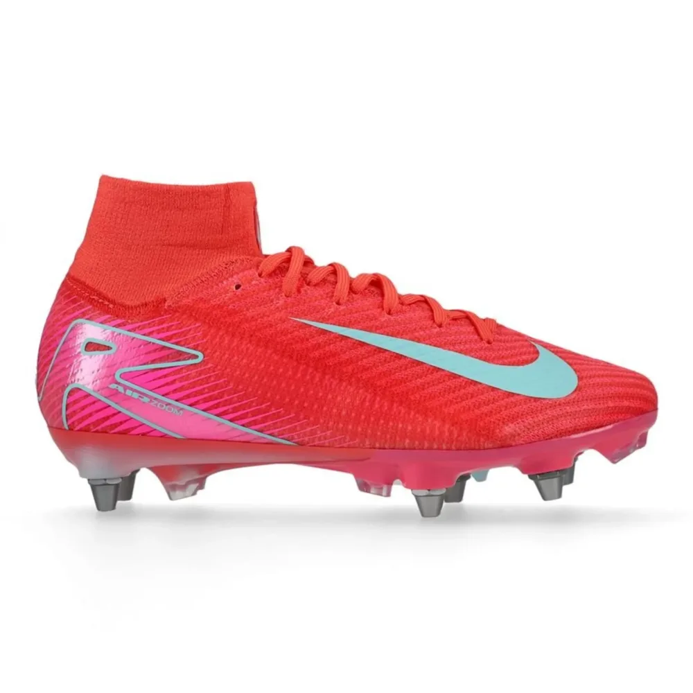Nike Air Zoom Mercurial Superfly 10 Elite SG-PRO Mad Energy - Ember Glow/Aurora Green - Image 2