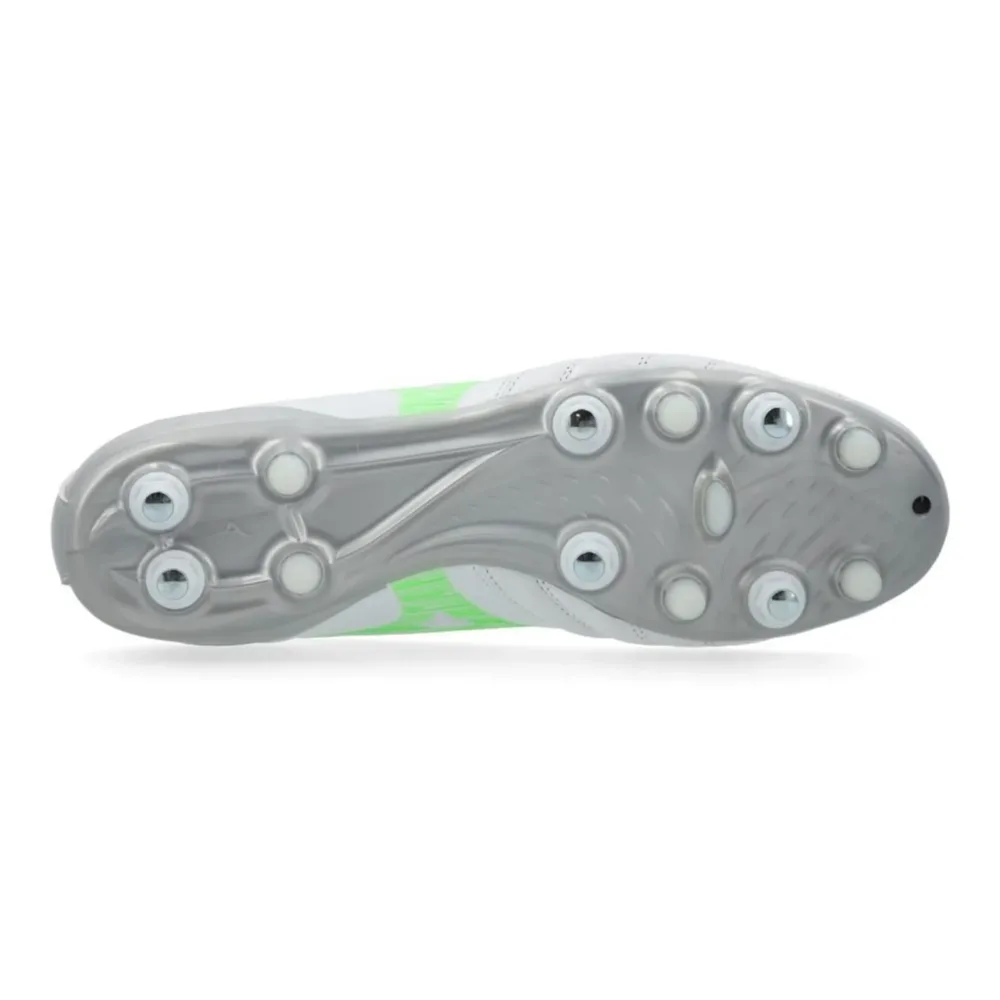 Mizuno Morelia Neo IV Pro SG Frontier - White/Neon Green/Cool Gray - Image 8