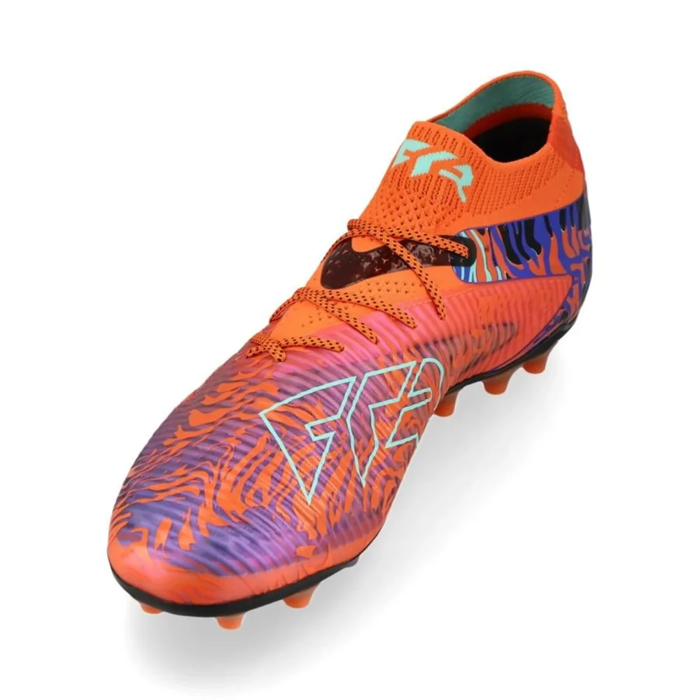 PUMA Future 8 Ultimate MG Creativity - Orange Poppy/Dark Amethyst/Electric Peppermint/PUMA Black LIMITED EDITION - Image 6