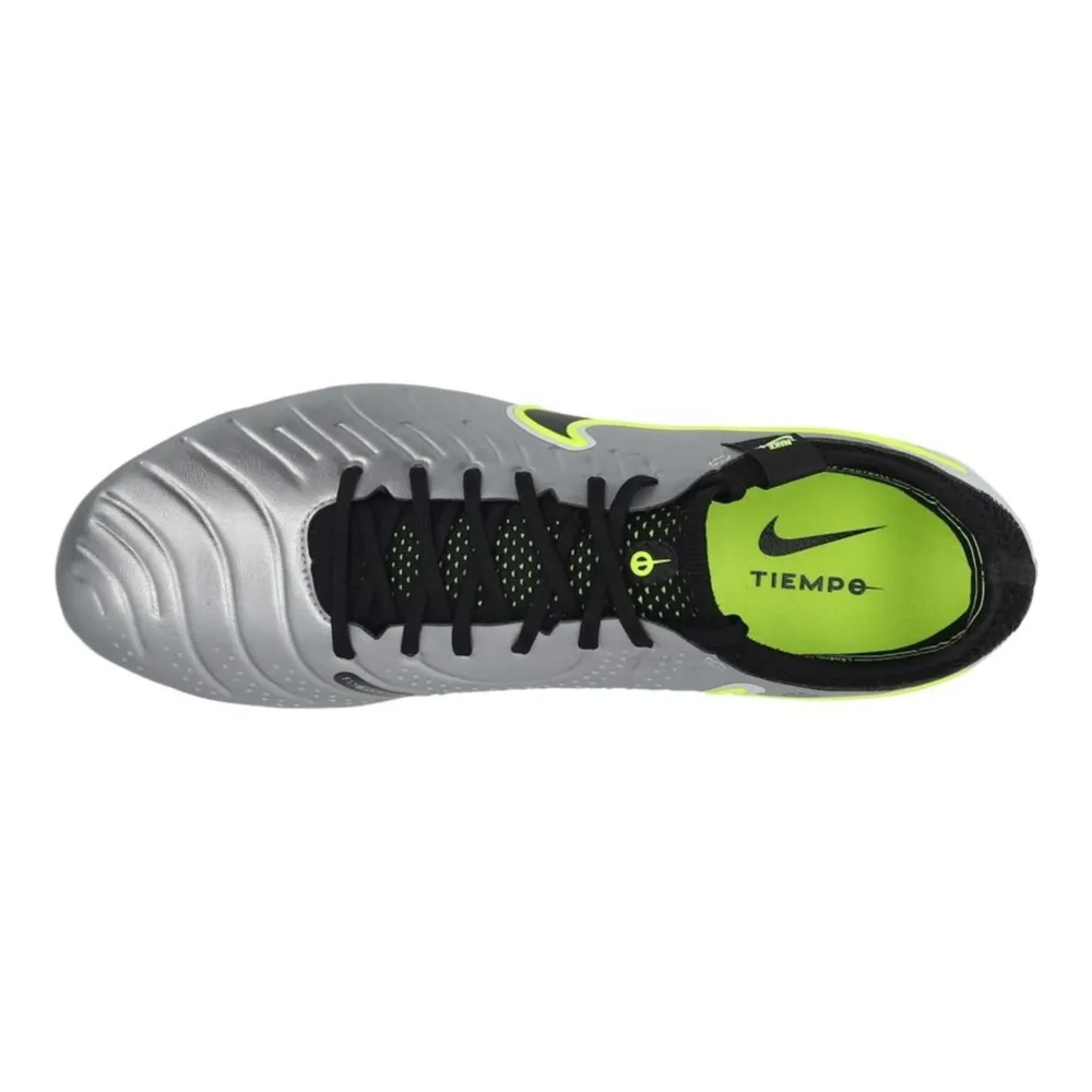 Nike Tiempo Legend 10 Elite SG-PRO PLAYER EDITION Mad Voltage - Metallic Silver/Black/Volt - Image 7