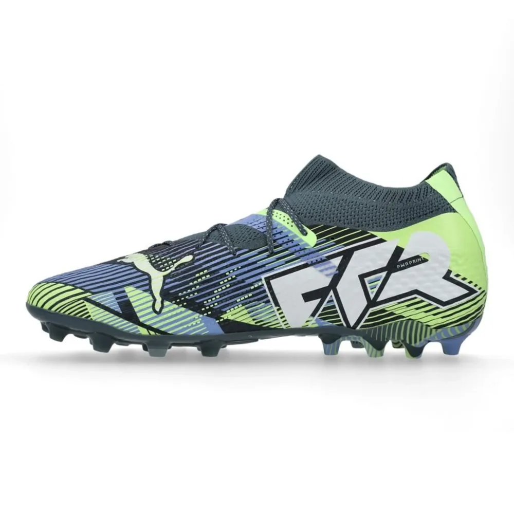 PUMA Future 7 Ultimate MG Lights Out - Gray Skies/PUMA White/Fizzy Apple - Image 3