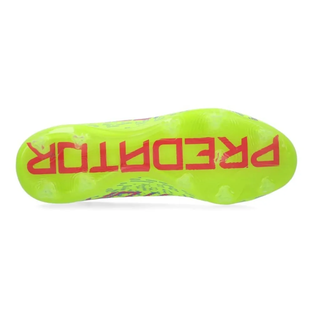 adidas Predator Pro FG Mystic Victory - Lucid Lemon/Lucid Pink/Blue Fusion - Image 8