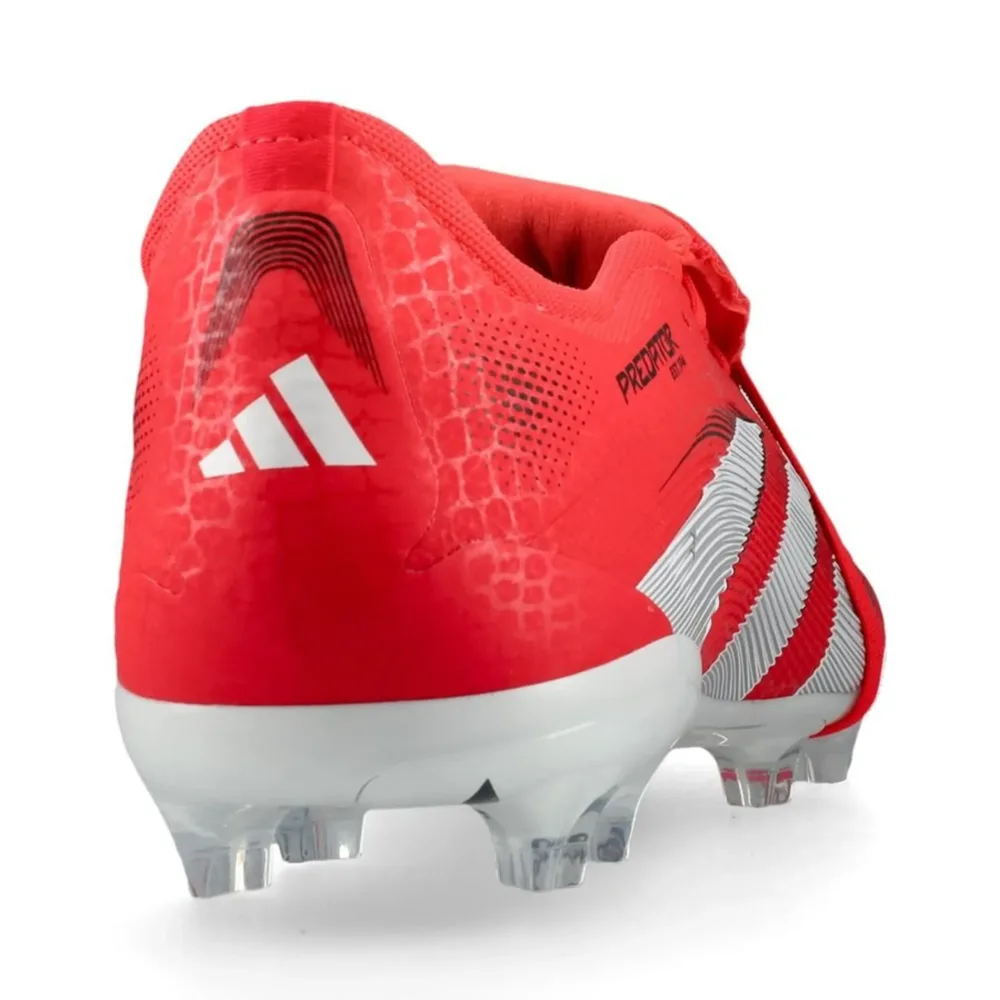adidas Predator Pro Fold-over Tongue FG Pure Victory - Lucid Red/Footwear White/Core Black - Image 4