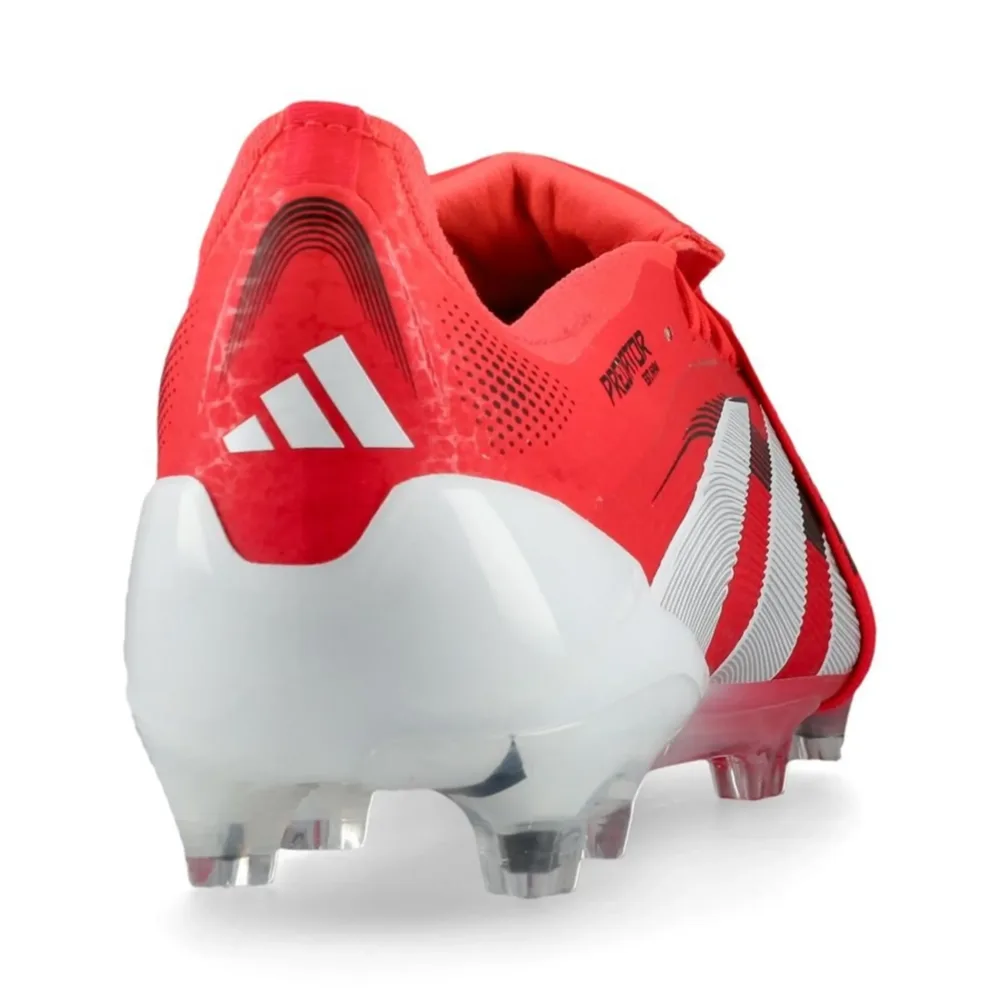 adidas Predator Elite Fold-over Tongue FG Pure Victory - Lucid Red/Footwear White/Core Black - Image 4