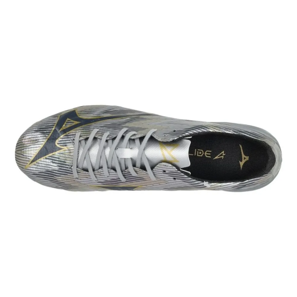 Mizuno Alpha II Pro FG/AG Platinum Silver - Galaxy Silver/Gold - Image 7