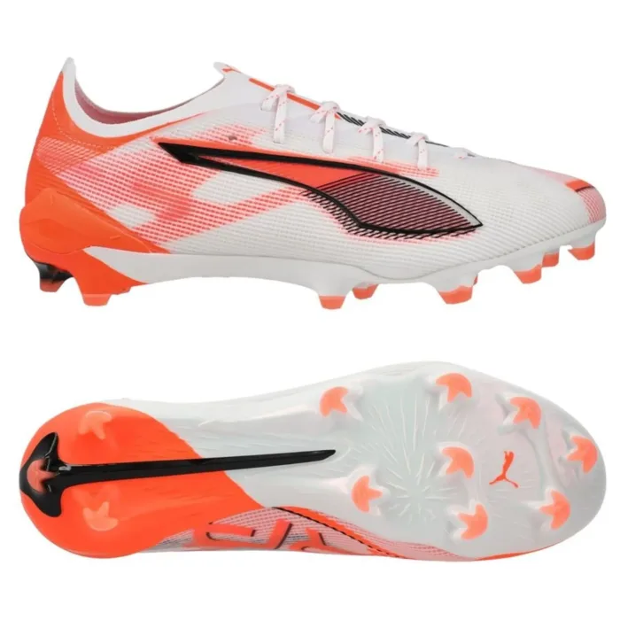 PUMA Ultra 5 Ultimate FG Unlimited - PUMA White/PUMA Black/Glowing Red Women