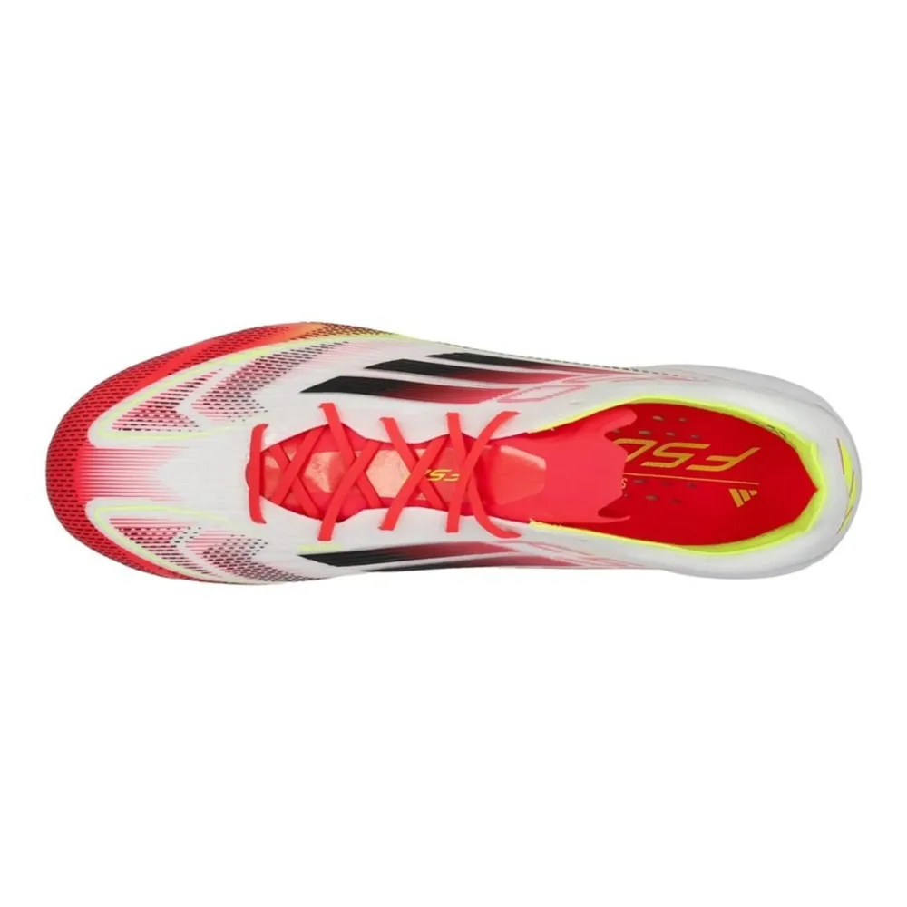 adidas F50 Elite FG Pure Victory - Footwear White/Core Black/Solar Yellow - Image 7