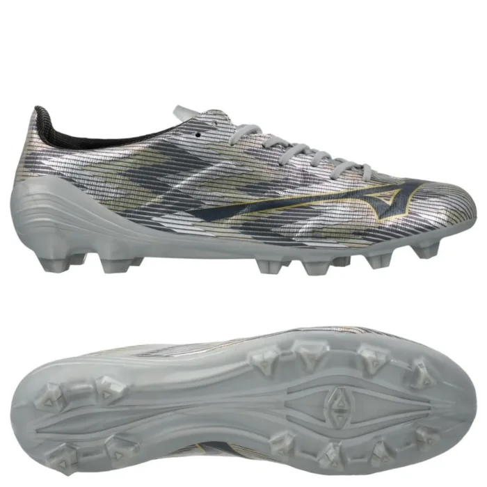 Mizuno Alpha II Pro FG/AG Platinum Silver - Galaxy Silver/Gold