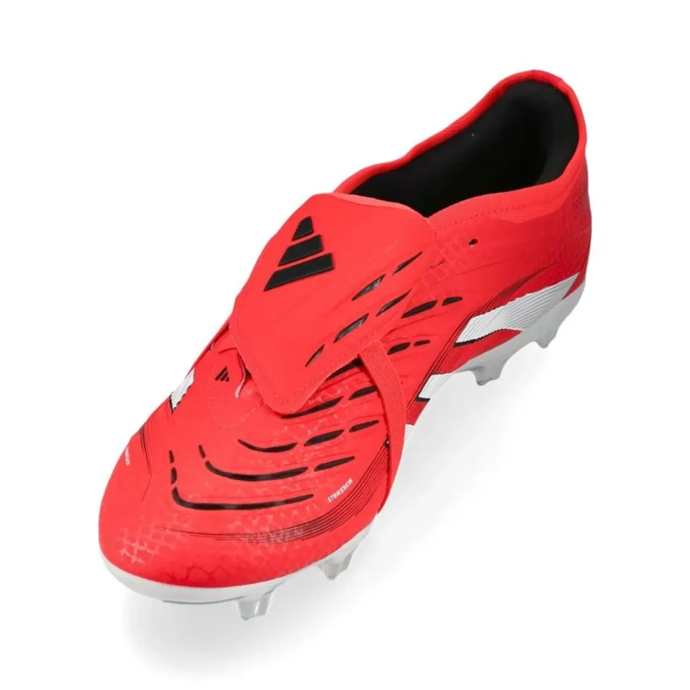 adidas Predator Pro Fold-over Tongue FG Pure Victory - Lucid Red/Footwear White/Core Black - Image 6